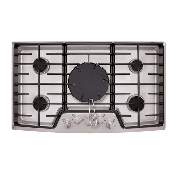 ilsa heat diffuser on stove top with removable handle