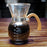 Pour-Over Coffee Maker, Borosilicate Glass with Bamboo Handle, 22-Ounce Capacity