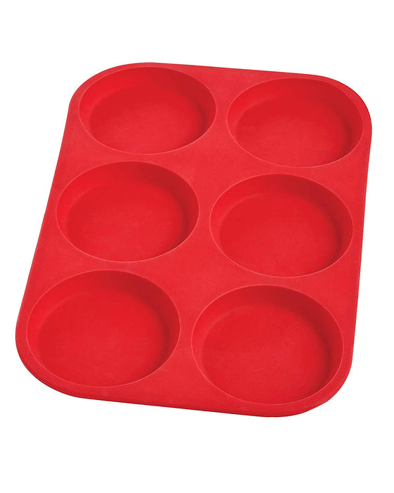 silicone muffin top pan empty