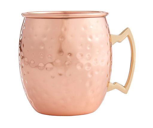 copper moscow mule hammered mug