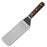 made in the usa burger turner flipper with walnut handle angled view