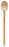 HIC French Beechwood Classic Spoon and Slotted Spatula, Made in France, 12-Inch, Set of 2