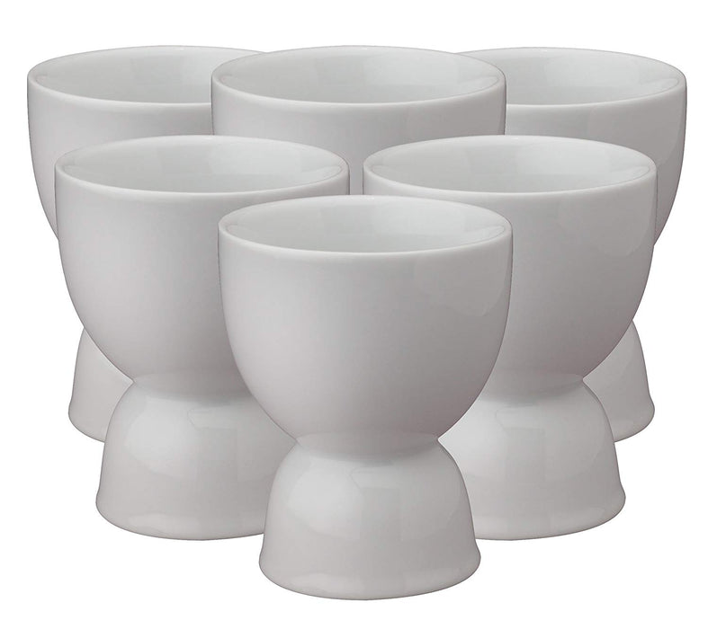 HIC Harold Import Co.. Traditional Soft Boiled Egg Cups Fine Porcelain Set Of 6
