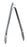 Spring Locking Tongs, Scalloped Gripping Edge, 12-Inch, Set of 2, Stainless Steel