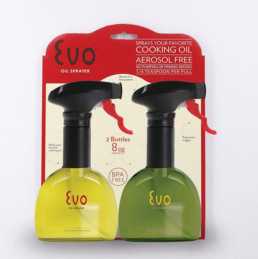 shop evo oil sprayer set of 2 8118 on retail package yellow and green 8-ounce