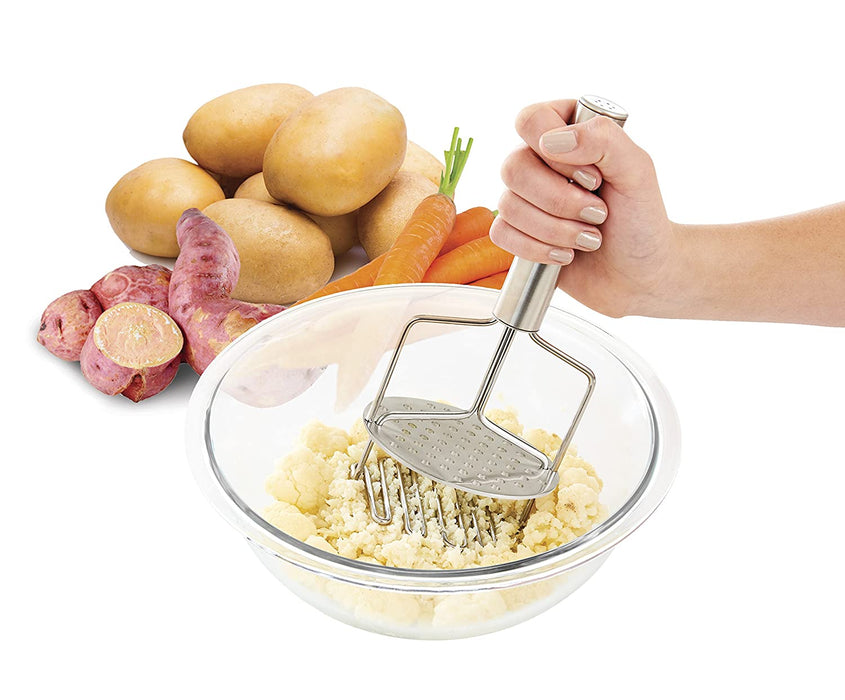 The World’s Greatest Dual-Action Potato Masher and Ricer, 18/8 Stainless Steel