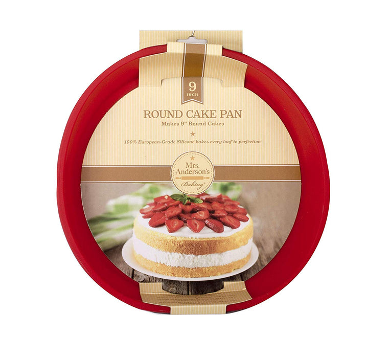 round cake pan silicone mrs andersons baking