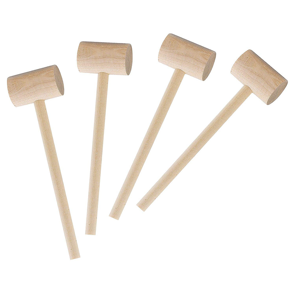 Wooden Crab Mallets for Cracking Crab Shells 7.75-inches