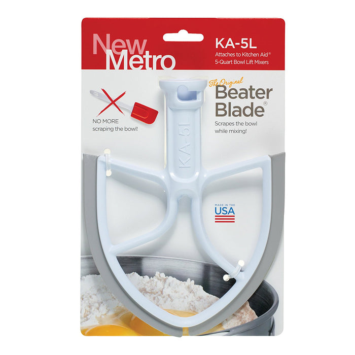Original Beater Blade for 5-Quart KitchenAid Bowl Lift Mixer, KA-5L, White, Made in the USA