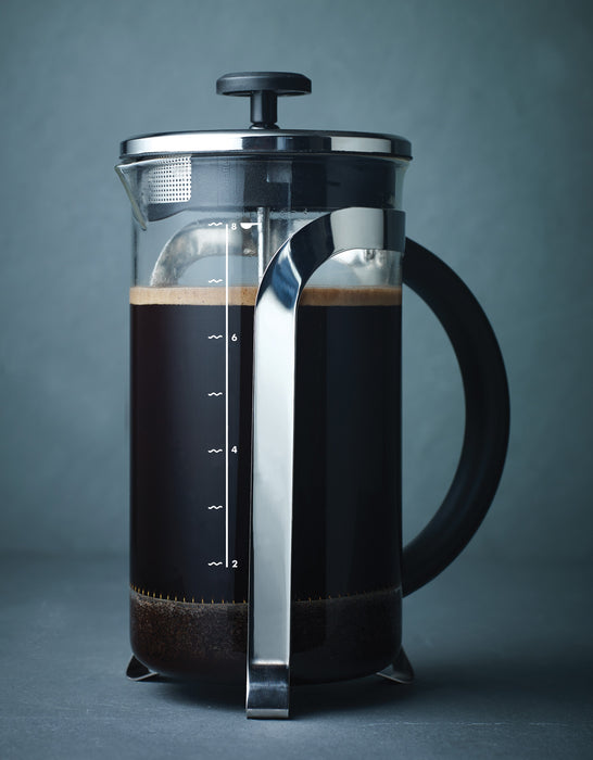 aerolatte french press coffee maker 34 ounce medium size sitting on counter